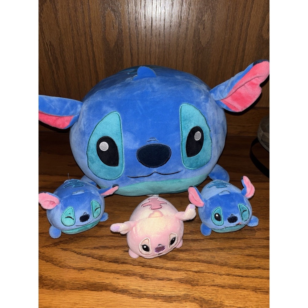 Stitch Plush with 3 little mini plush